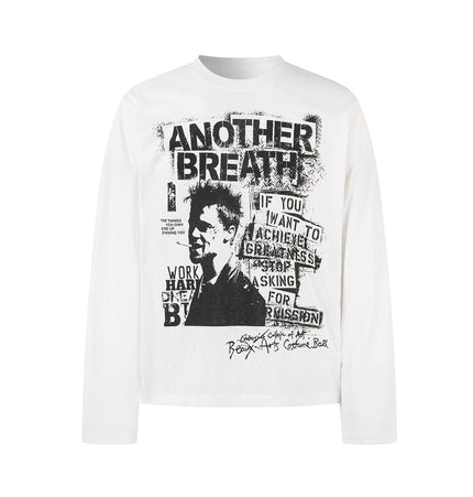 THETLSTUDIO Jiayiku Autumn 2025 New American Retro Hip-Hop Trendy Brand Tee Street Culture Shirt Punk T-Shirt Long Sleeve Men