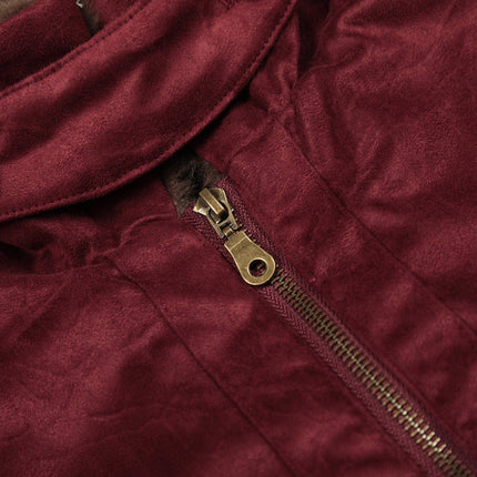 TALKLESSFASHION Jiayiku Men's 2025 New Winter Warm Padded Jacket American Flight Jacket Old Money Style Suede Padded Jacket