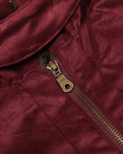 TALKLESSFASHION Jiayiku Men's 2025 New Winter Warm Padded Jacket American Flight Jacket Old Money Style Suede Padded Jacket