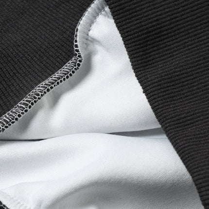 TALKLESSFASHION Jiayiku Men's 2026 New American Jersey Striped Sporty Polo Shirt Lapel Sweatshirt Football Training Uniform