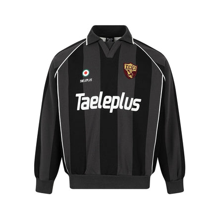 THETLSTUDIO Jiayiku Men's 2026 New American Jersey Striped Sporty Polo Shirt Lapel Sweatshirt Football Training Uniform