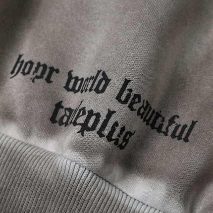 TALKLESSFASHION Jiayiku Men's 2026 New Wasteland Feng Shui Washed Stained Dyed Cardigan Sweatshirt Jacket Men's and Women's American Street Hoodie