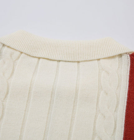 TALKLESSFASHION Jiayiku men's clothing 2025 autumn new Korean lazy campus style striped knitwear motorcycle sweater base layer