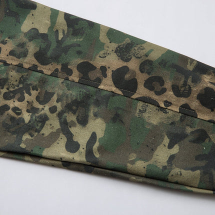 TALKLESSFASHION Jiayiku's 2026 new American street trendy brand leopard print camouflage shirt long-sleeved ins trendy street ruffian shirt