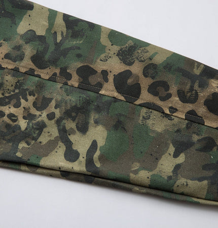 THETLSTUDIO Jiayiku's 2026 new American street trendy brand leopard print camouflage shirt long-sleeved ins trendy street ruffian shirt