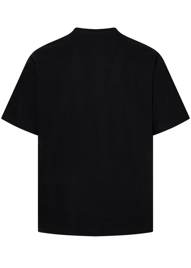 TALKLESSFASHION Jiayiku's 2026 new American street trendy brand tee dark punk print T-shirt waffle short-sleeved top