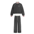 TALKLESSFASHION Jiayiku's 2026 new arrivals, American drapes, striped suit pants, old money, handsome ruffians, Yamamoto pants, loose slacks