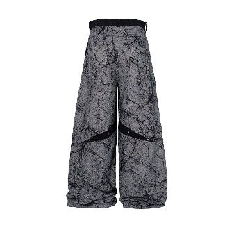THETLSTUDIO Jiayiku's 2026 new arrivals, American high street RO style, special-shaped deconstruction, personalized design jeans, loose wide-leg pants