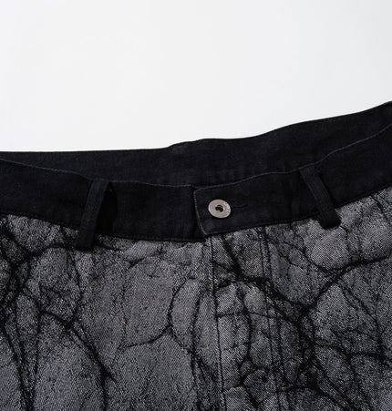 THETLSTUDIO Jiayiku's 2026 new arrivals, American high street RO style, special-shaped deconstruction, personalized design jeans, loose wide-leg pants