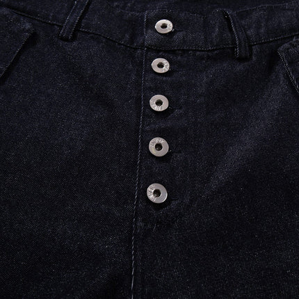 TALKLESSFASHION Jiayiku's 2026 new arrivals, American retro old money style, deconstructed design, washed water, primary color denim jacket, jacket for men