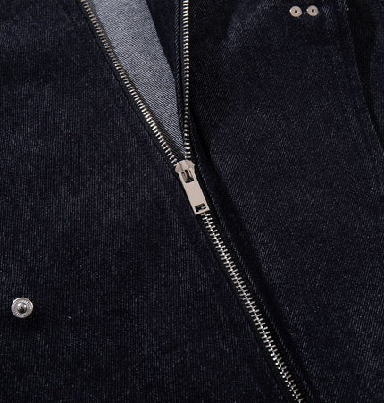 THETLSTUDIO Jiayiku's 2026 new arrivals, American retro old money, wind-washed water, primary color denim jacket, airplane buckle, cargo jacket, men