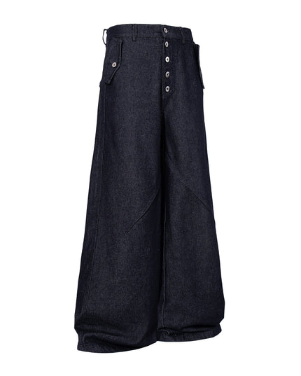 TALKLESSFASHION Jiayiku's 2026 new arrivals, American retro old money, wind-washed water, primary color denim jacket, airplane buckle, cargo jacket, men