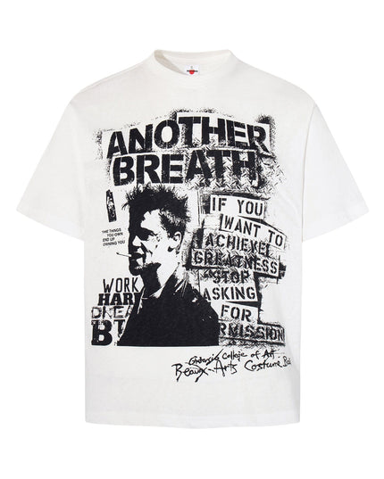 TALKLESSFASHION Jiayiku's 2026 new summer T-shirt, American hip-hop niche personality, punk rock character, short-sleeved base shirt