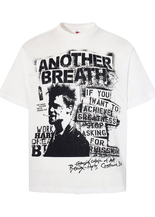 TALKLESSFASHION Jiayiku's 2026 new summer T-shirt, American hip-hop niche personality, punk rock character, short-sleeved base shirt