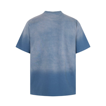 TALKLESSFASHION Jiayiku's 2026 summer new American street hip-hop trendy brand tee cultural shirt gradient color washed destruction T-shirt
