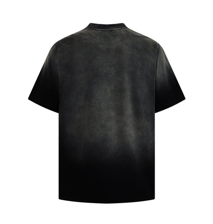 THETLSTUDIO Jiayiku's 2026 summer new American street hip-hop trendy brand tee cultural shirt gradient color washed destruction T-shirt