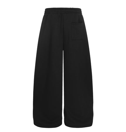TALKLESSFASHION Jiayiku trendy brand 2025 winter fleece sweatpants, American retro hot diamond cutlash pants, sweatpants, loose wide-leg pants