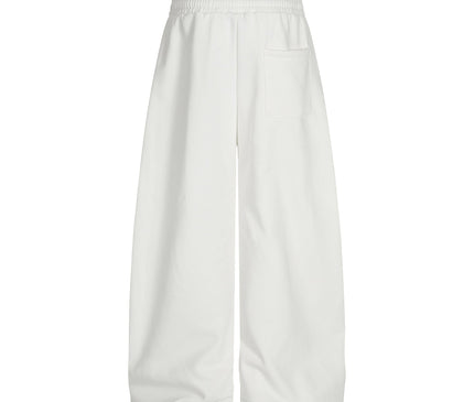 TALKLESSFASHION Jiayiku trendy brand 2025 winter fleece sweatpants, American retro hot diamond cutlash pants, sweatpants, loose wide-leg pants