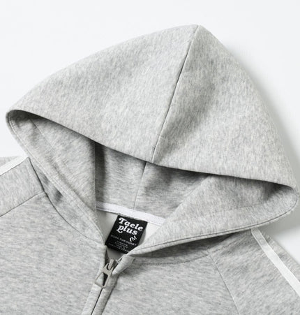 TALKLESSFASHION Jiayiku trendy brand 2026 new American street cross patch embroidered hoodie sports jacket hoodie