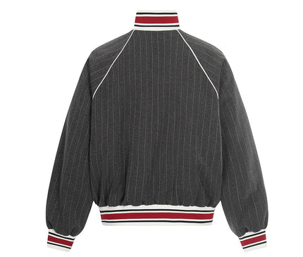TALKLESSFASHION Jiayiku trendy brand 2026 spring and summer new campus style baseball jacket high-end American retro flight jacket for men