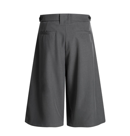 THETLSTUDIO K336 American summer high-end versatile street trend solid color pendant design men's loose cropped casual trousers