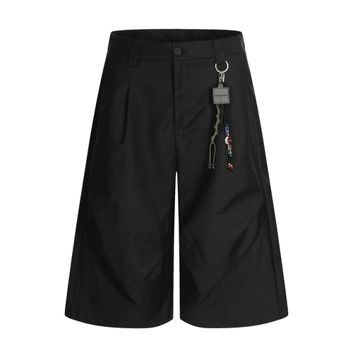 THETLSTUDIO K338 American summer high-end versatile street trend deconstructed pleated design men's loose cropped casual trousers