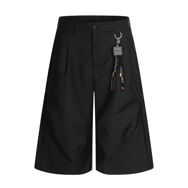 Deconstructed Pleated Archive Cropped Trousers