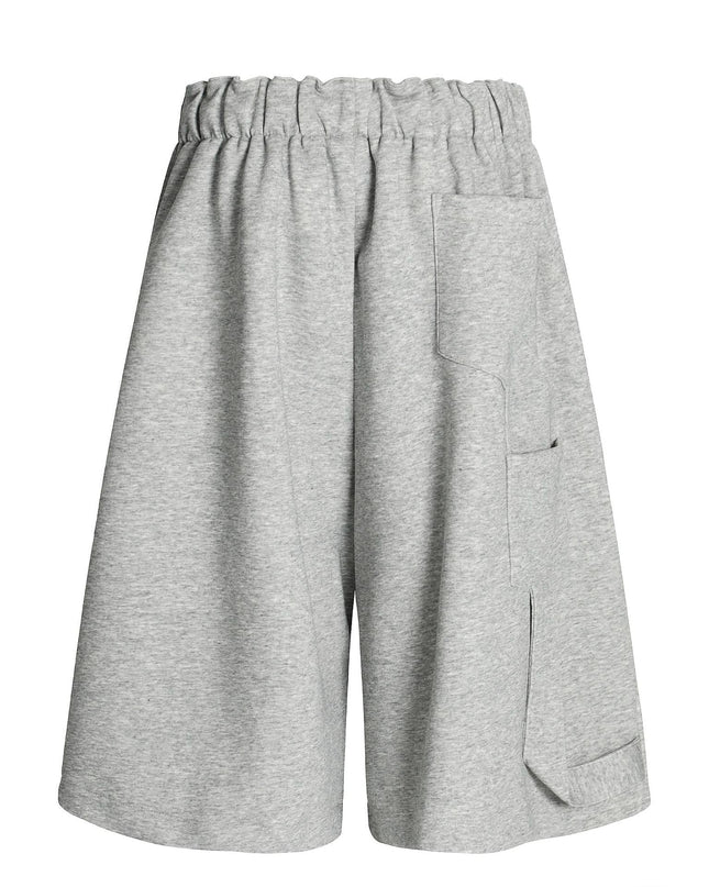 TALKLESSFASHION K534 American summer high-end versatile street trend pleats reverse design men's loose five-point casual shorts