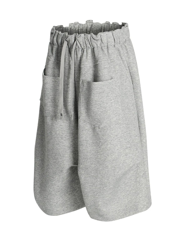 TALKLESSFASHION K534 American summer high-end versatile street trend pleats reverse design men's loose five-point casual shorts