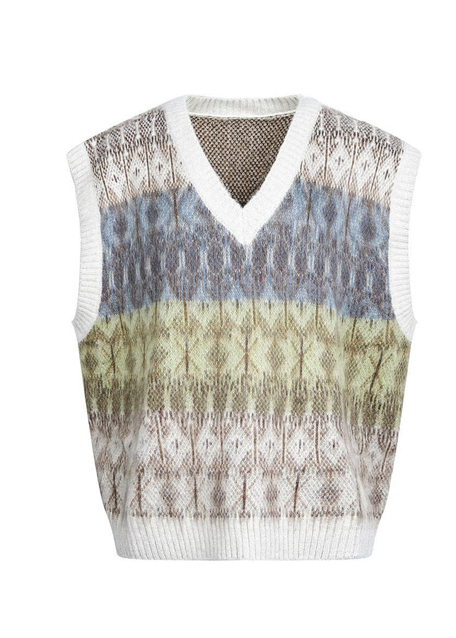 TALKLESSFASHION Korean Couple V-Neck Sweater Vest
