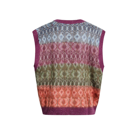 TALKLESSFASHION Korean Couple V-Neck Sweater Vest