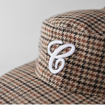 TALKLESSFASHION Korean version of niche retro leopard print flat top flat brim hat for men and women, fashion trend, cool and handsome, sweet and spicy, casual and versatile