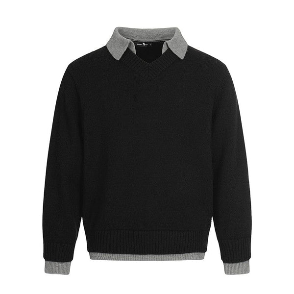 THETLSTUDIO L / Black Hyper-Lazy Two-Piece Executive Knit — 2