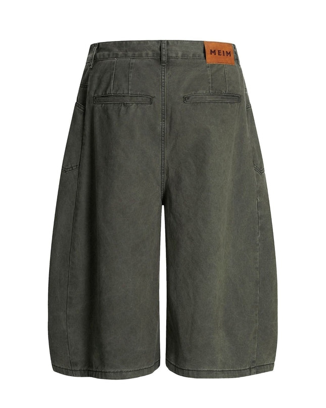 TALKLESSFASHION L806 American summer high-end versatile street trend simple workwear design men's loose cropped casual shorts