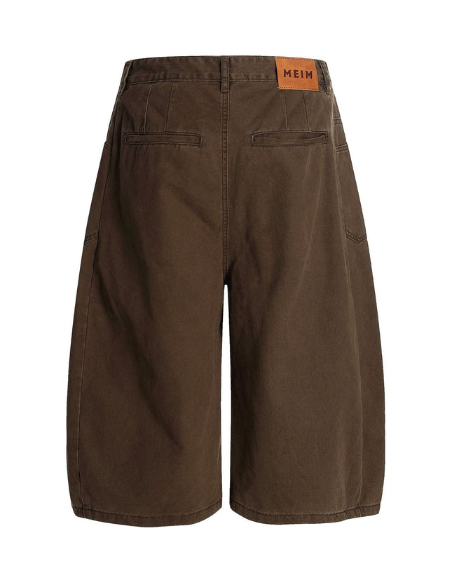 TALKLESSFASHION L806 American summer high-end versatile street trend simple workwear design men's loose cropped casual shorts