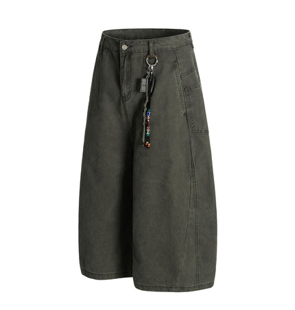 THETLSTUDIO L806 American summer high-end versatile street trend simple workwear design men's loose cropped casual shorts