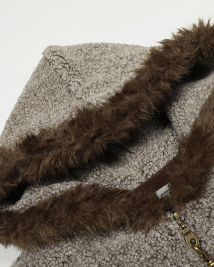 TALKLESSFASHION Lamb Wool Small Fragrance Jacket