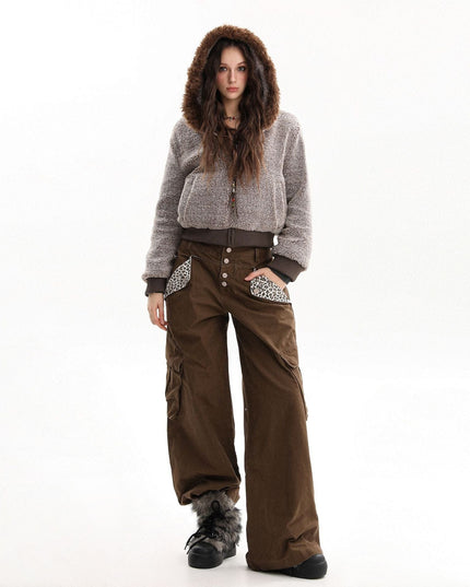 TALKLESSFASHION Lamb Wool Small Fragrance Jacket