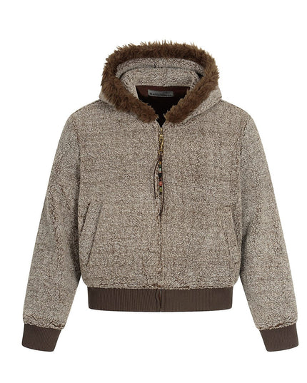 TALKLESSFASHION Lamb Wool Small Fragrance Jacket