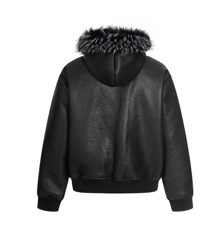 THETLSTUDIO Lambswool Pilot Fur Collar Jacket