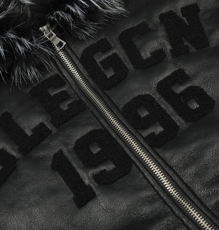 THETLSTUDIO Lambswool Pilot Fur Collar Jacket