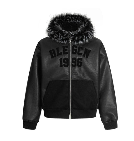 THETLSTUDIO Lambswool Pilot Fur Collar Jacket
