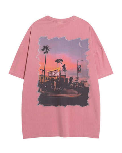 TALKLESSFASHION Landscape graphic T-Short —6733
