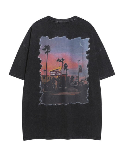 TALKLESSFASHION Landscape graphic T-Short —6733