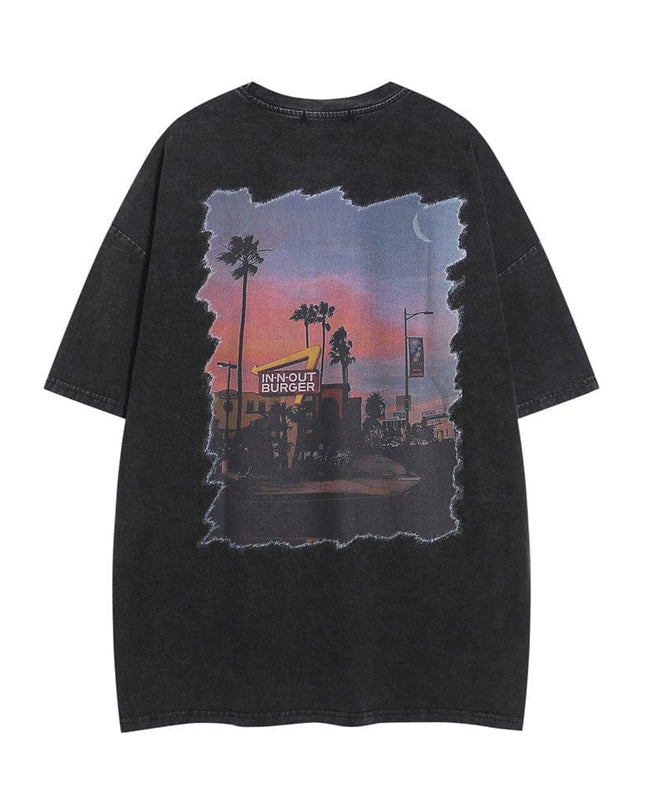 TALKLESSFASHION Landscape graphic T-Short —6733