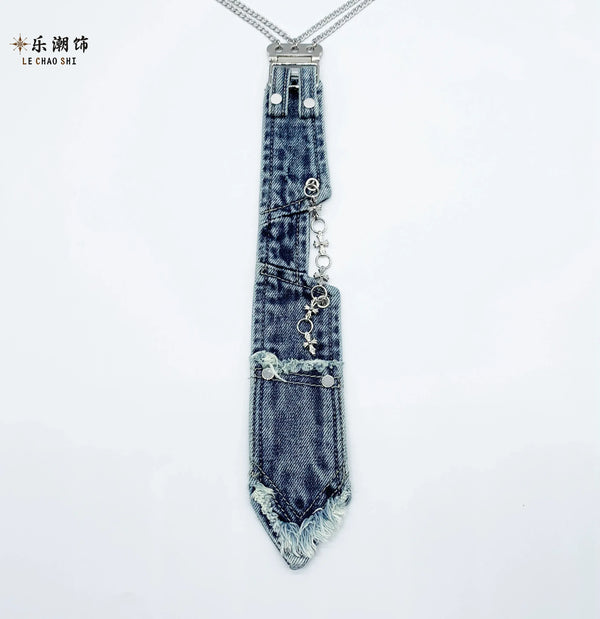 Lechao original punk collar tie