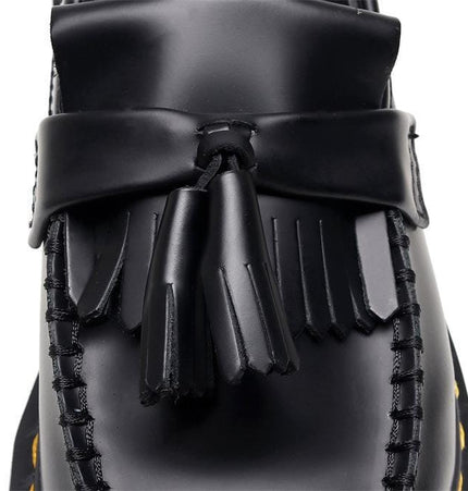 THETLSTUDIO Leiyu tassel loafers, female genuine leather low-top small leather shoes, British fashion thick-soled student versatile casual shoes 5cm