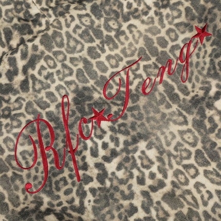 TALKLESSFASHION Leopard Plush Mountain Padded Jacket