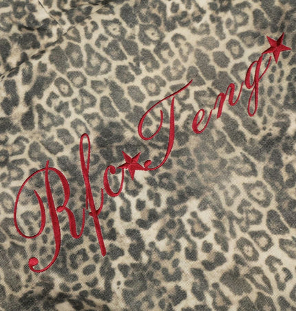 THETLSTUDIO Leopard Plush Mountain Padded Jacket