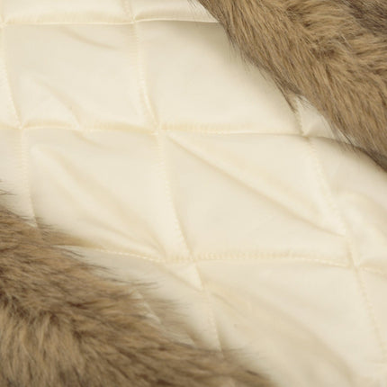 TALKLESSFASHION Leopard Plush Mountain Padded Jacket